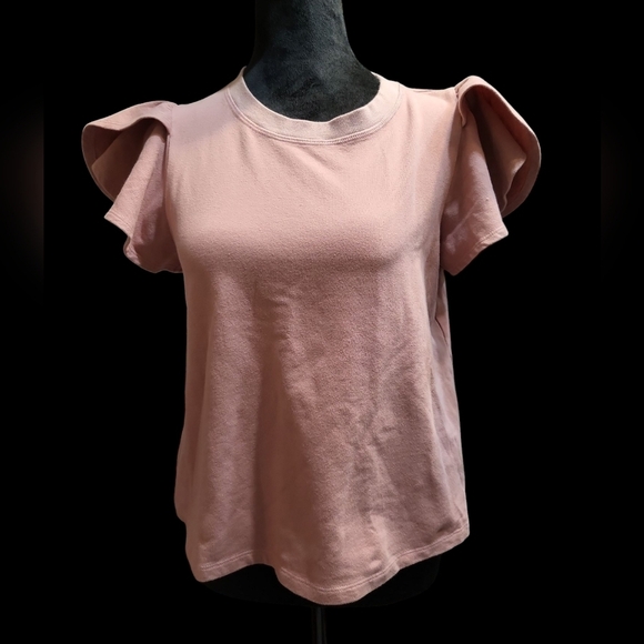 NWT t.la by Anthropologie Small Rose colored tee shirt - Picture 8 of 10